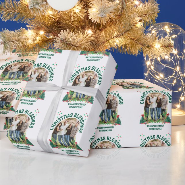 Papel De Regalo NAVIDADES BENDICIONES FAMILIARES REUNIÓN Grupo de  (Vacaciones)