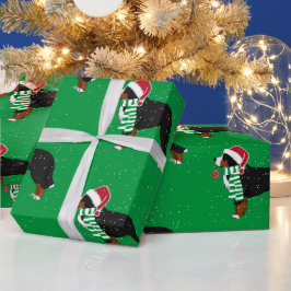 Papel De Regalo Navidades Bernese Mountain Holiday Dog
