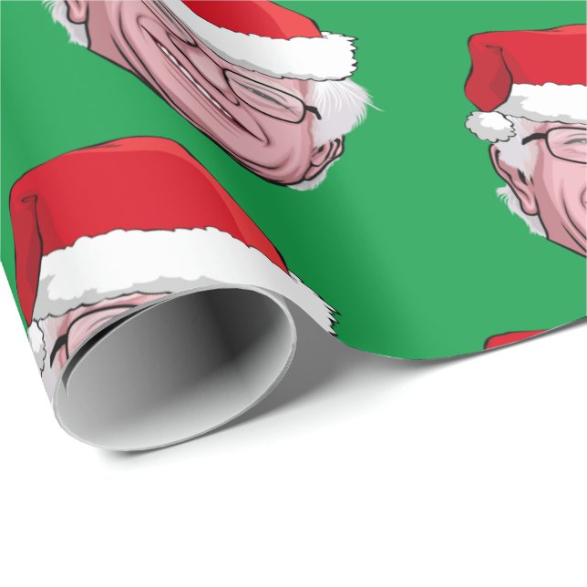 Papel De Regalo Navidades BERNIE SANDERS (Esquina del rollo)