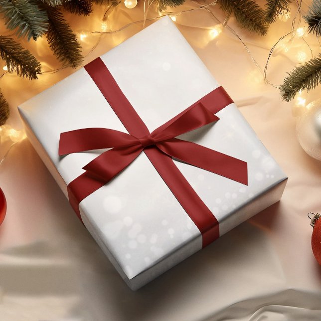 Papel De Regalo Navidades blancos puros copos de nieve (Subido por el creador)