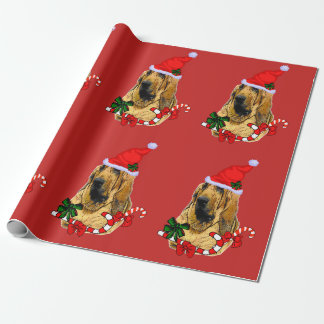 Papel De Regalo Navidades Bloodhound