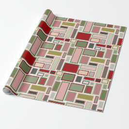 Papel De Regalo Navidades Boho Rectangles
