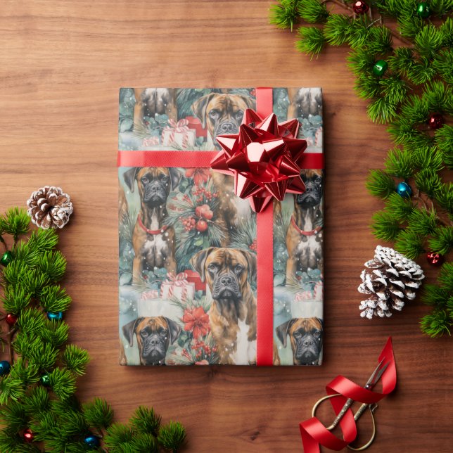 Papel De Regalo Navidades Boxer (Regalo de vacaciones)