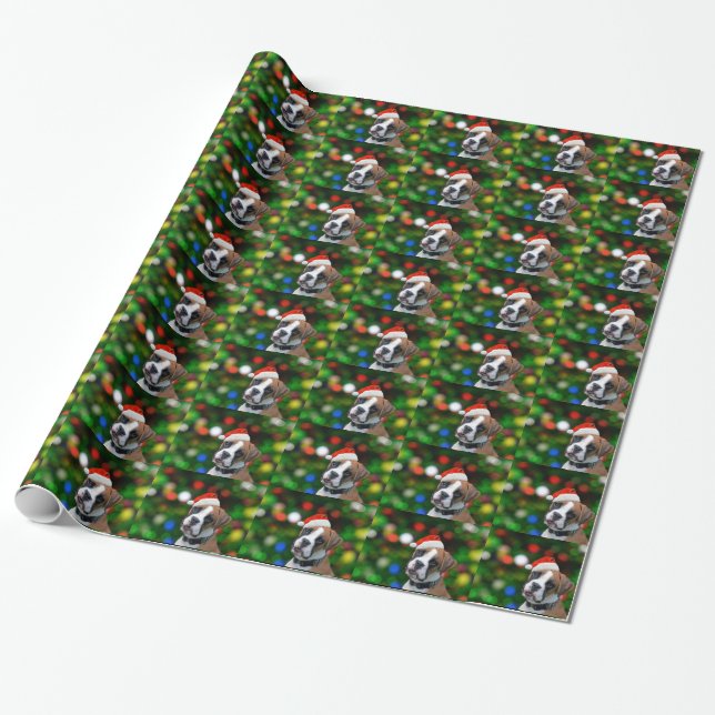Papel De Regalo Navidades Boxer (Desenrollado)