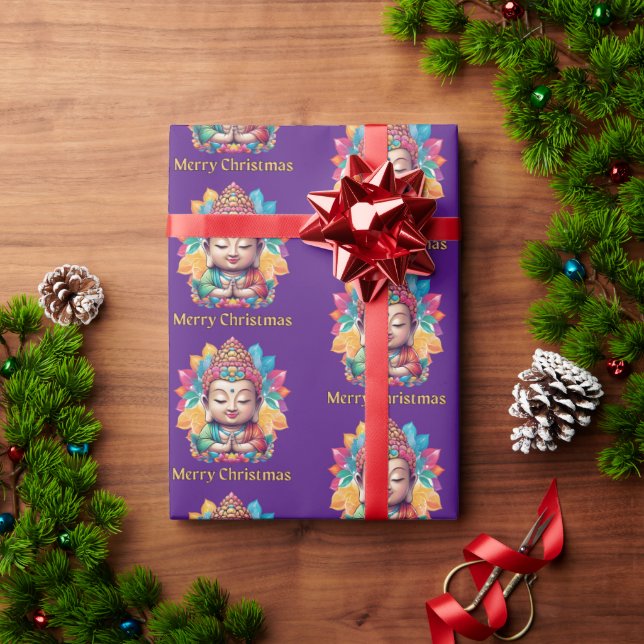 Papel De Regalo Navidades budistas (Regalo de vacaciones)