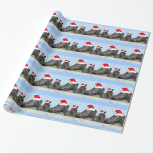 Papel De Regalo Navidades Caballos y Pony