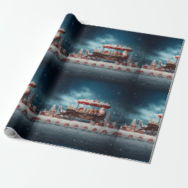 Papel De Regalo Navidades caprichosos Candy Cart 3