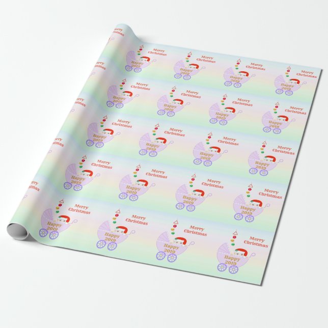 Papel De Regalo Navidades Carol Baby (Desenrollado)