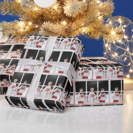 Papel De Regalo Navidades Caroleros En La Ventana