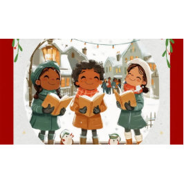 Papel De Regalo Navidades Carolers