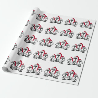 Papel De Regalo Navidades Caroling Cats Joyous Fun