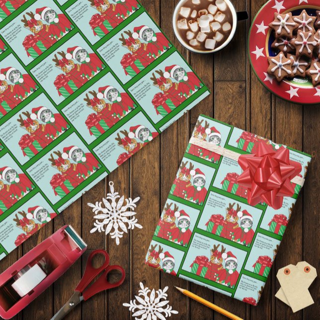 Papel De Regalo Navidades Cat Buddies (Subido por el creador)