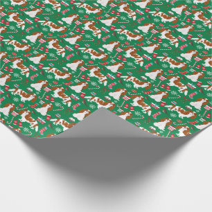 Papel De Regalo Navidades Cavalier King Charles Spaniel Blenheim