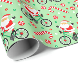Papel De Regalo Navidades ciclistas creativos