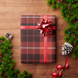 Papel De Regalo Navidades clásicos Tartan Plaid