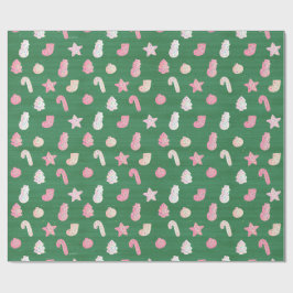 Papel De Regalo Navidades cocina el verde