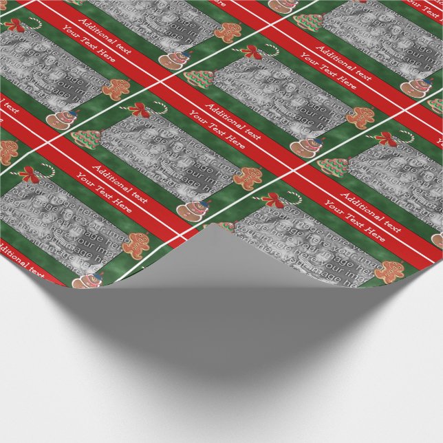 Papel De Regalo Navidades cocina tu festividad fotográfica persona (Esquina)