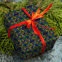 Papel De Regalo Navidades coloridos alumbrado lindo patrón diverti