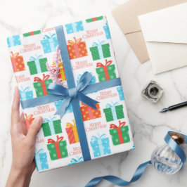Papel De Regalo Navidades coloridos Regalo Box Vacaciones de Invie
