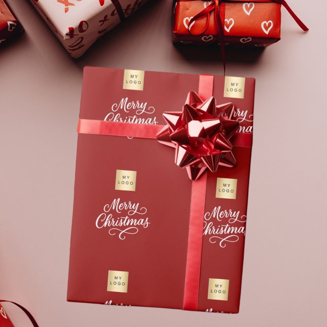 Papel De Regalo Navidades comerciales de guiones rojos y blancos (Subido por el creador)