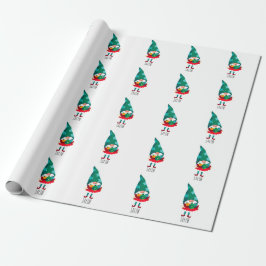 Papel De Regalo Navidades con adornos navideños