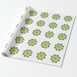 Papel De Regalo Navidades Corazón Mandala