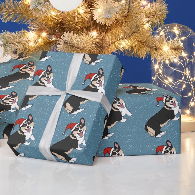 Papel De Regalo Navidades Corgi (Vacaciones)