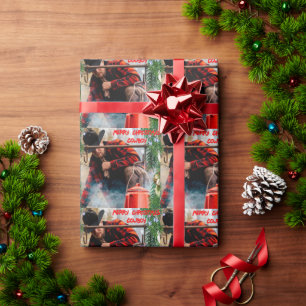 Papel De Regalo Navidades Cowboy