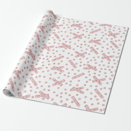 Papel De Regalo Navidades Crackers Red Toile