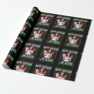 Papel De Regalo Navidades cristianos FELIZ CUMPLEAÑOS Mamáes famil