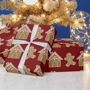 Papel De Regalo Navidades Cute Gingerbread/Candy