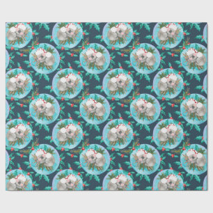 Papel De Regalo Navidades Cute Koala Dreamtime Blue
