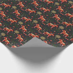 Papel De Regalo Navidades Dala Carbón de caballo