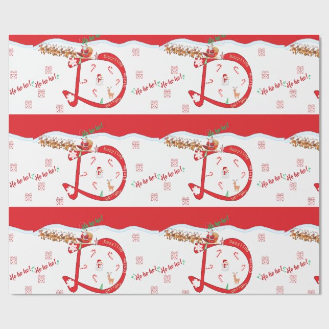 Papel De Regalo Navidades dan Wrappers (Superficie plana)