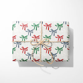 Papel De Regalo Navidades de acuarela arcos