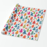 Papel De Regalo Navidades de acuarela modernos y coloridos pinos<br><div class="desc">Celebrar la mágica y festiva temporada de vacaciones con nuestros modernos Navidades de acuarela Coloridos Papel envuelto de pinos ,  Navidades escandinavos Papel envuelto,  Navidades de niños envueltos de regalo,  envolver regalo de Navidad,  Navidades brillantes envolver papel,  ♡ de regalo escandinavo colorido ♡</div>