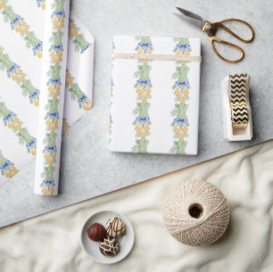 Papel De Regalo Navidades de acuarela o bidones Bodas