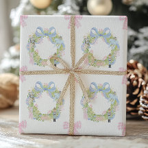 Navidades de acuarela Wreath de nutcracker