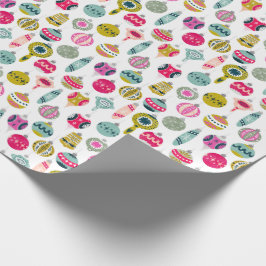 Papel De Regalo Navidades de adornos de época