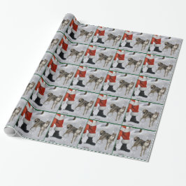 Papel De Regalo Navidades de Alaskan Klee Kai Merry