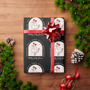 Papel De Regalo Navidades de animales de granja de galletas