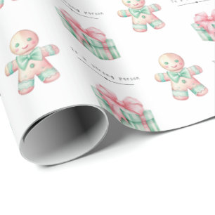 Papel De Regalo Navidades de apoyo de Cute Pastel Sober