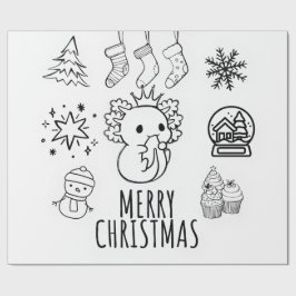 Papel De Regalo Navidades de Axolotl