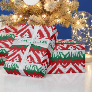 Papel De Regalo Navidades de azulejos fúnebres fiesta suéter