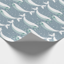 Papel De Regalo Navidades de ballenas caprichosos