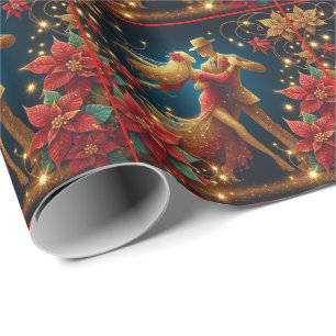 Papel De Regalo Navidades de Ballroom Dancers Holidays