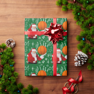 Papel De Regalo Navidades de baloncesto temática para jugador