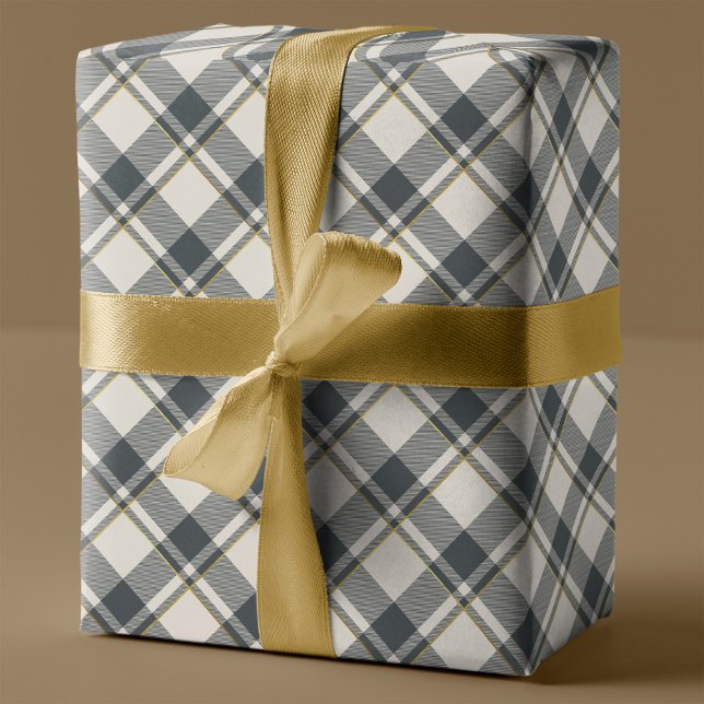 Papel De Regalo Navidades de Beige y Green Tartan (Subido por el creador)