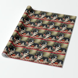 Papel De Regalo Navidades de Border Collie