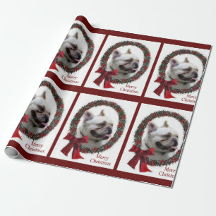 Papel De Regalo Navidades de Bulldog de Francia